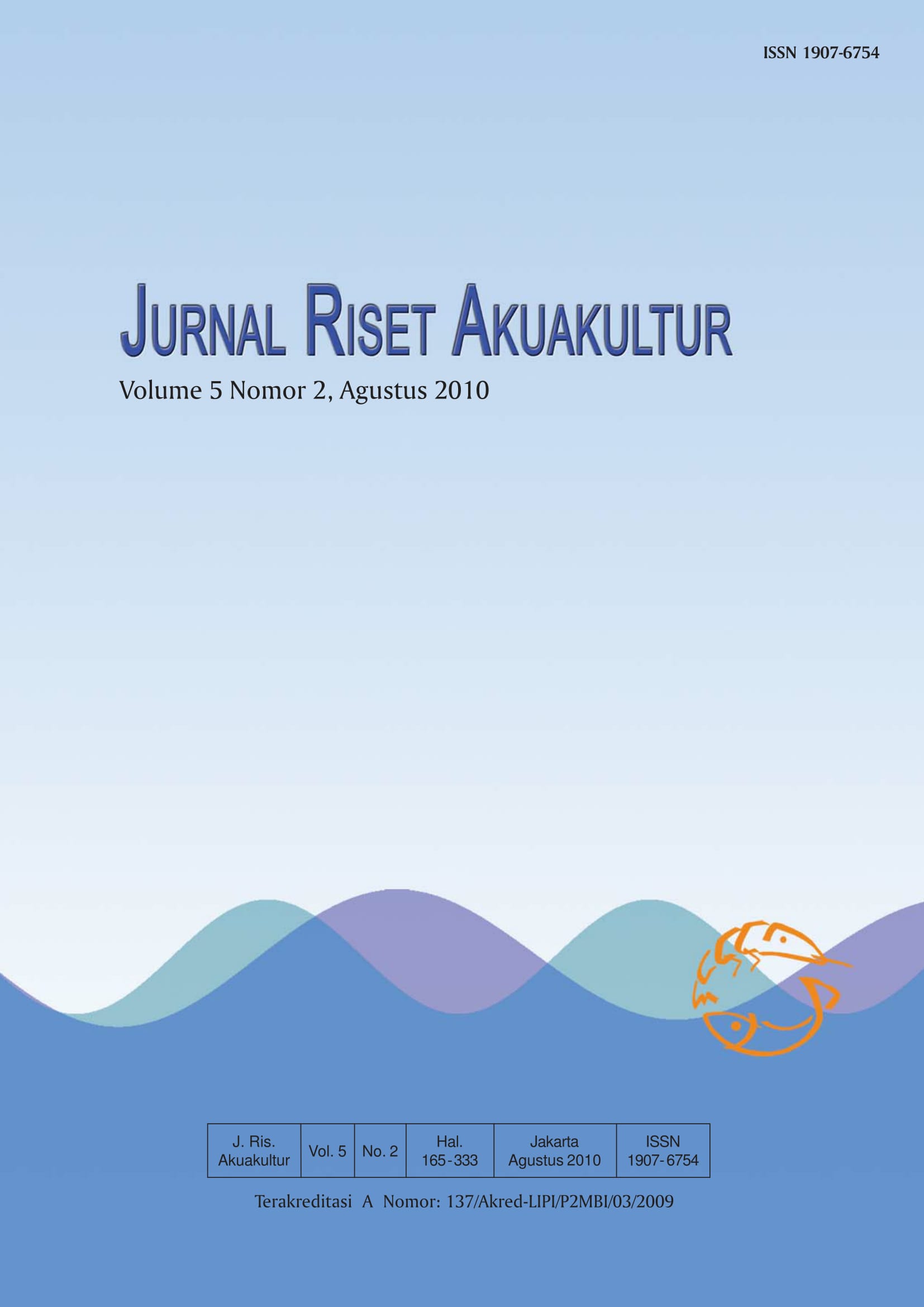 					View Vol. 5 No. 2 (2010): (Agustus 2010)
				